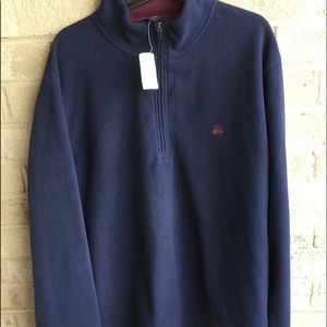 Brooks Brothers 1/2 zip fleece pullover